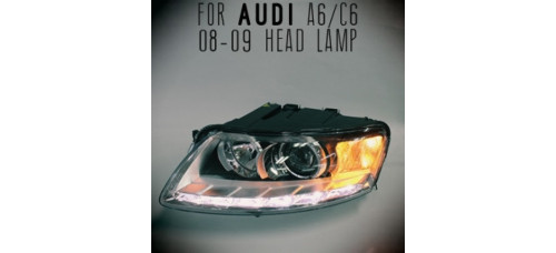 autolamp led headlights audi a6/c6 2007-11